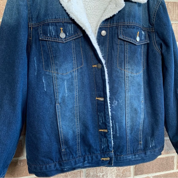 Ashley Vintage Charm lined jean jacket // size medium - Picture 5 of 10